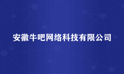安徽牛吧網絡科技 引領創(chuàng)新，賦能網絡投資管理及咨詢服務